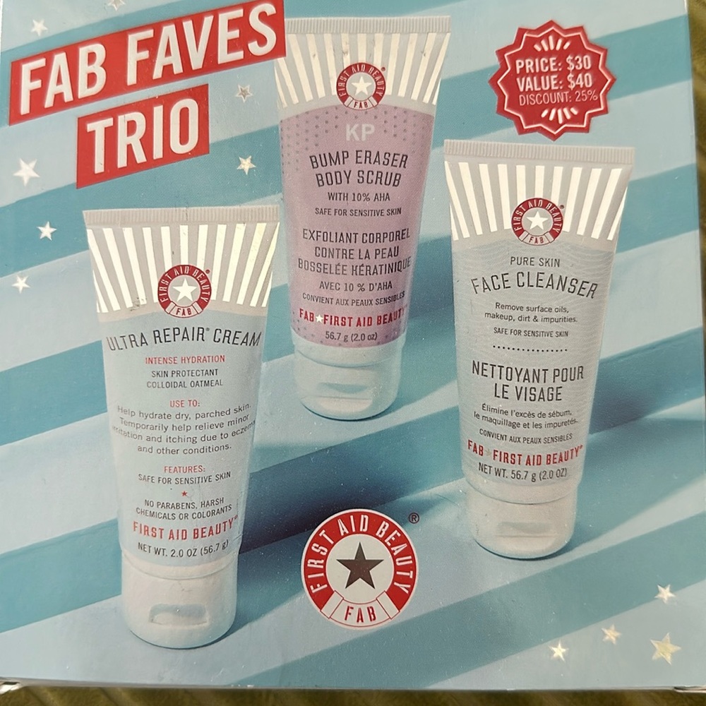 First Aid Beauty fab faves trio